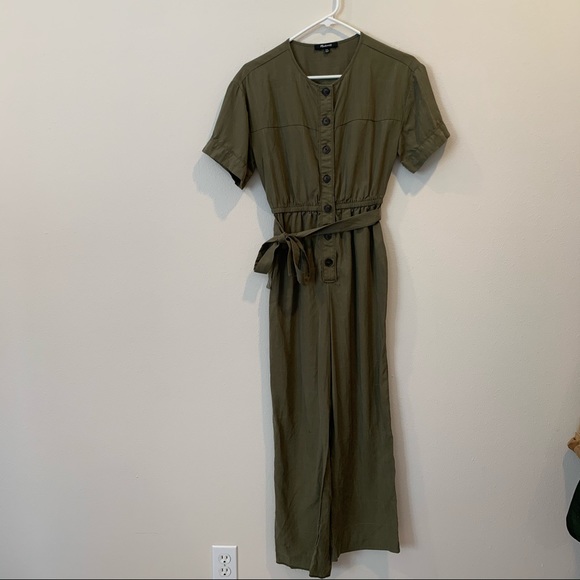 Madewell Short-Sleeve Belted Jumpsuit - Picture 5 of 10